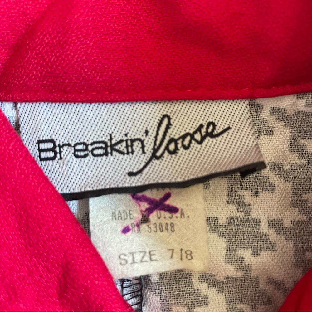 Vintage Breakin’ Loose 80’s Blazer women’s 8 - Picture 13 of 15